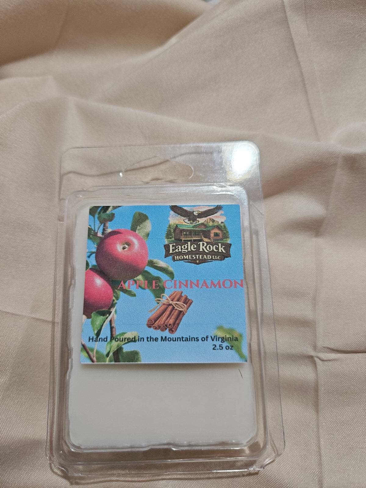 Apple Cinnamon Hand‑Poured Wax Melts – 2.5 oz