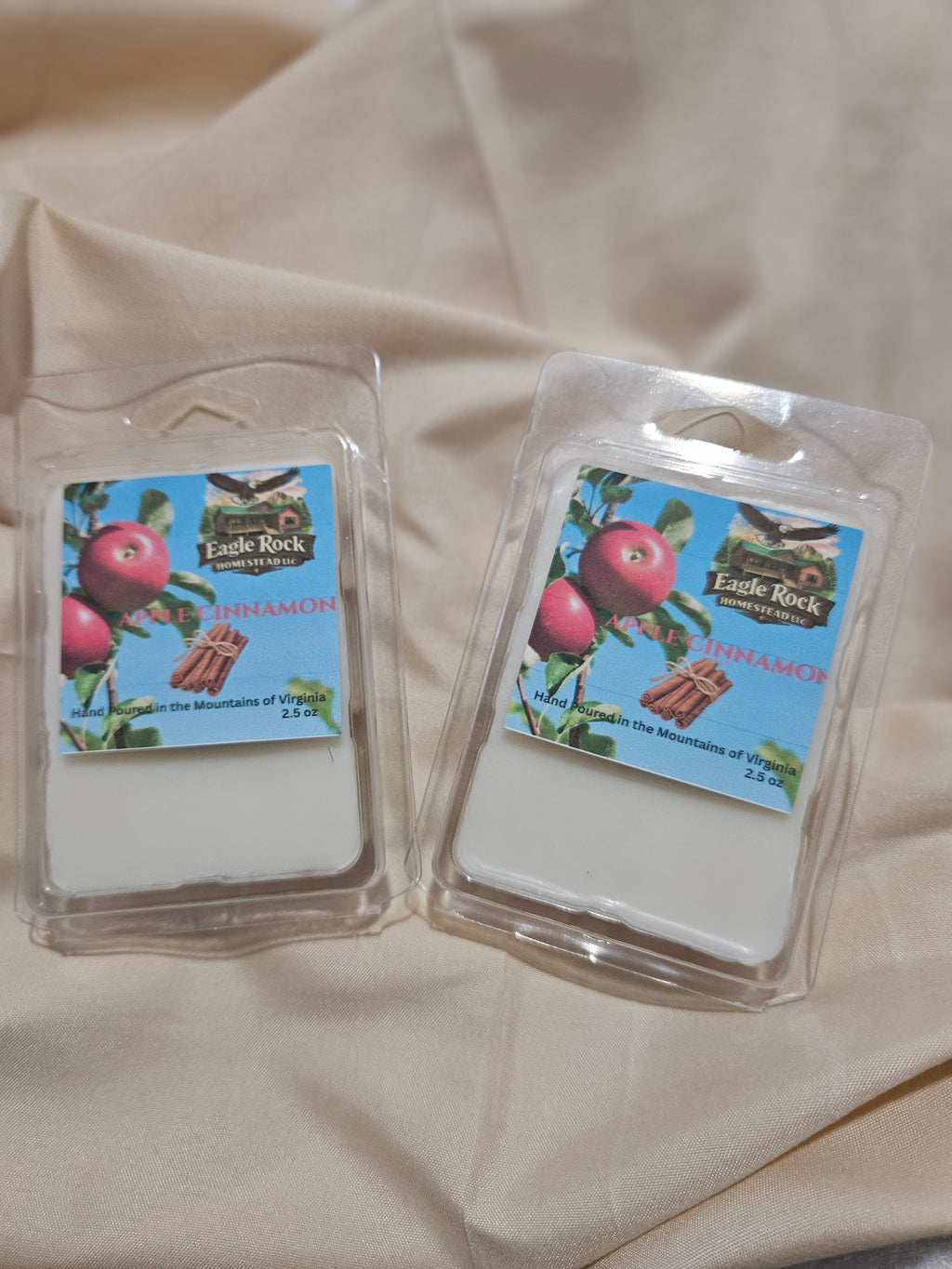 Apple Cinnamon Hand‑Poured Wax Melts – 2.5 oz