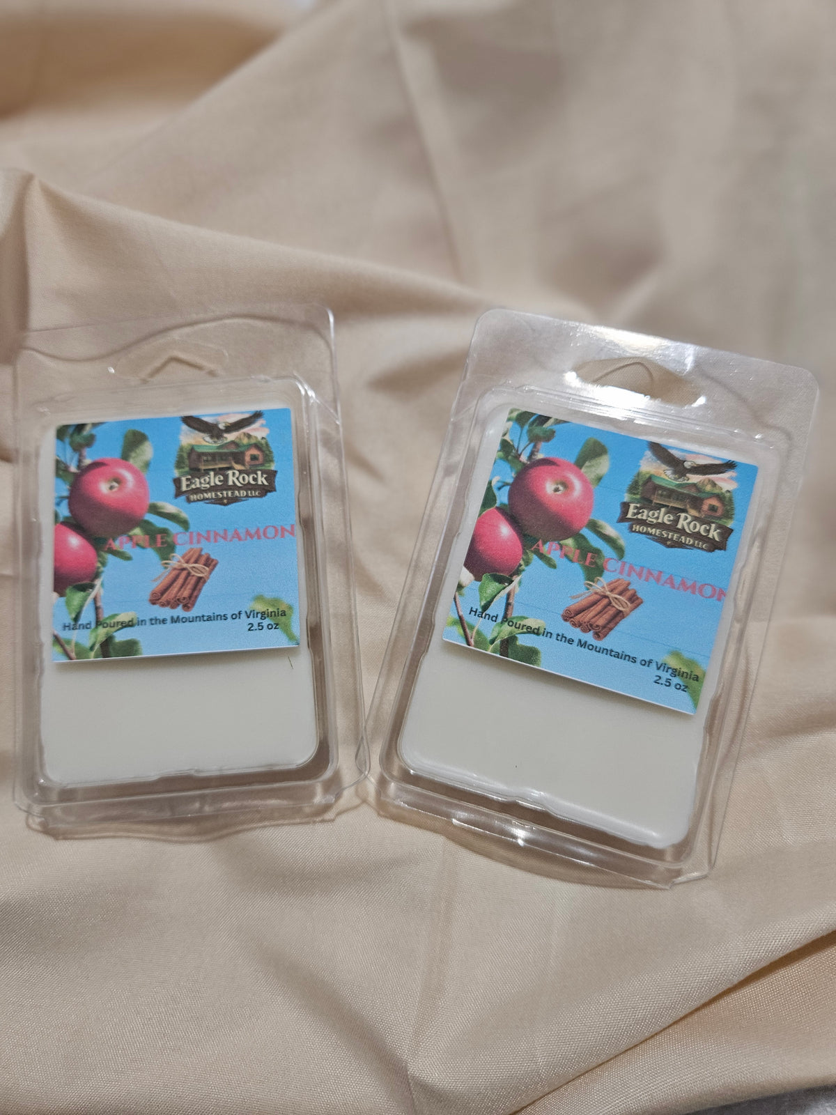 Apple Cinnamon Hand‑Poured Wax Melts – 2.5 oz