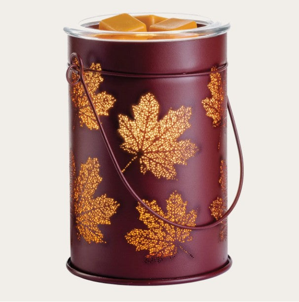 Fall Leaves Vintage Style Bulb Illumination Fragrance Warmer